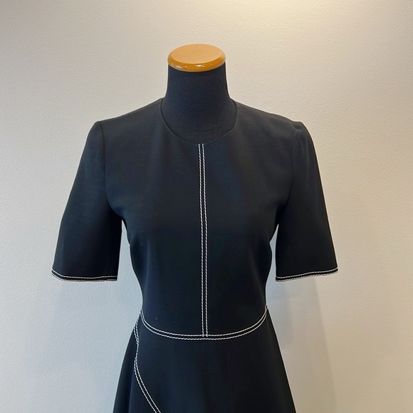 NWT Stella McCartney Asymmetric Top-Stitched Dress - Picture 6 of 15